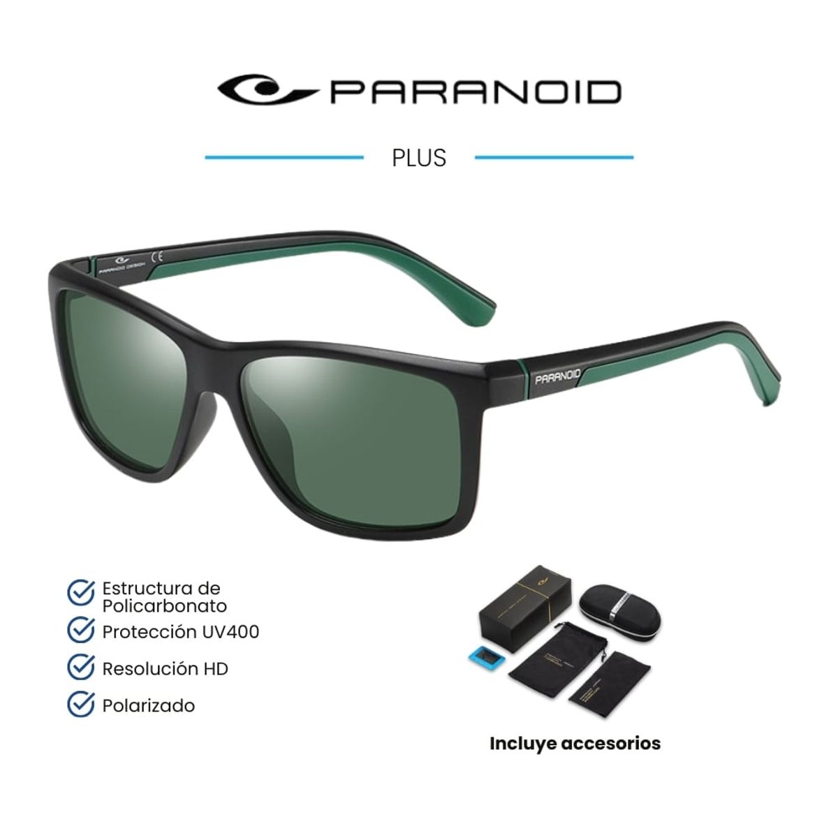 GENERICO - Lentes de Sol PARANOID Plus - Polarizados - UV400