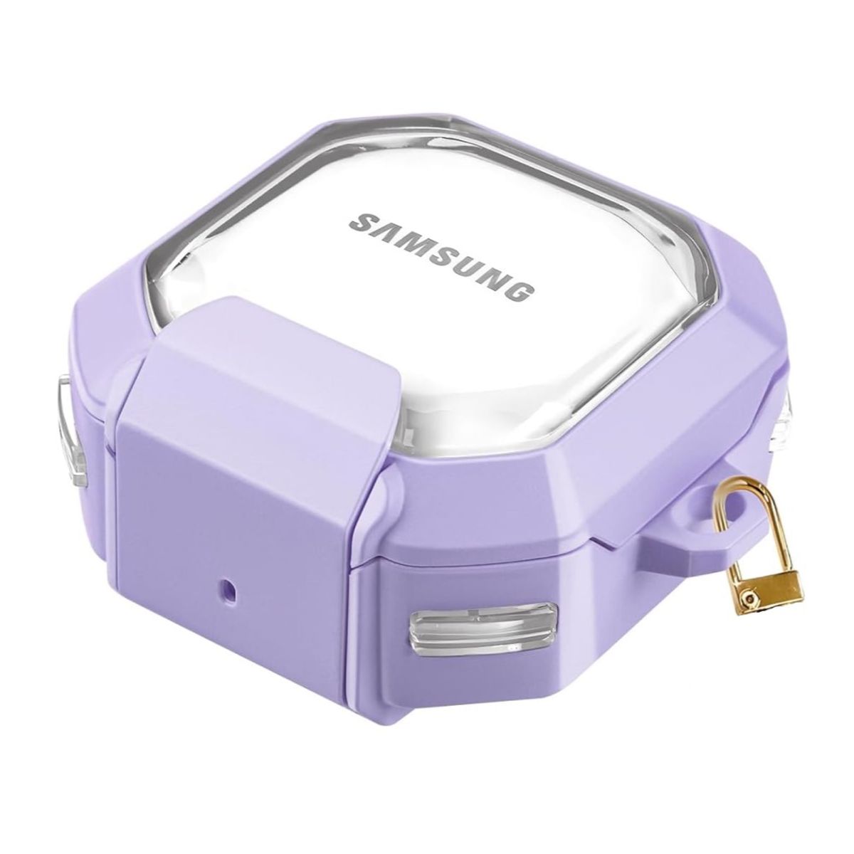 GENERICO - Case Estuche Funda para Galaxy buds Live  TPU Lila