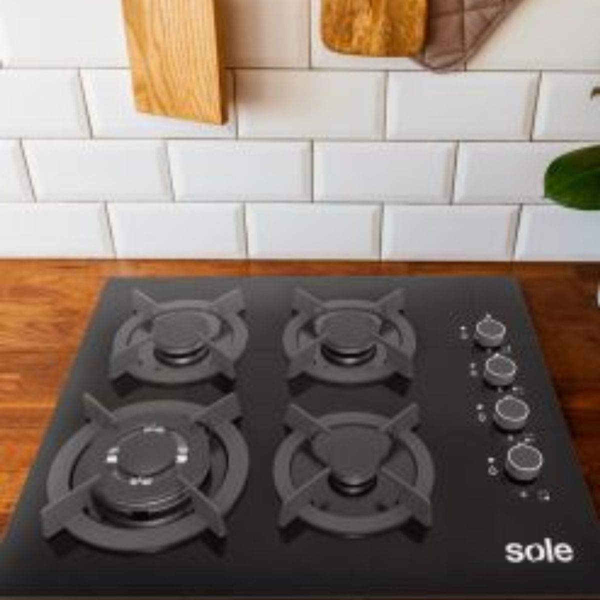 SOLE - Cocina Empotrable Sole 4 Hornillas 60 cm SOLCO068