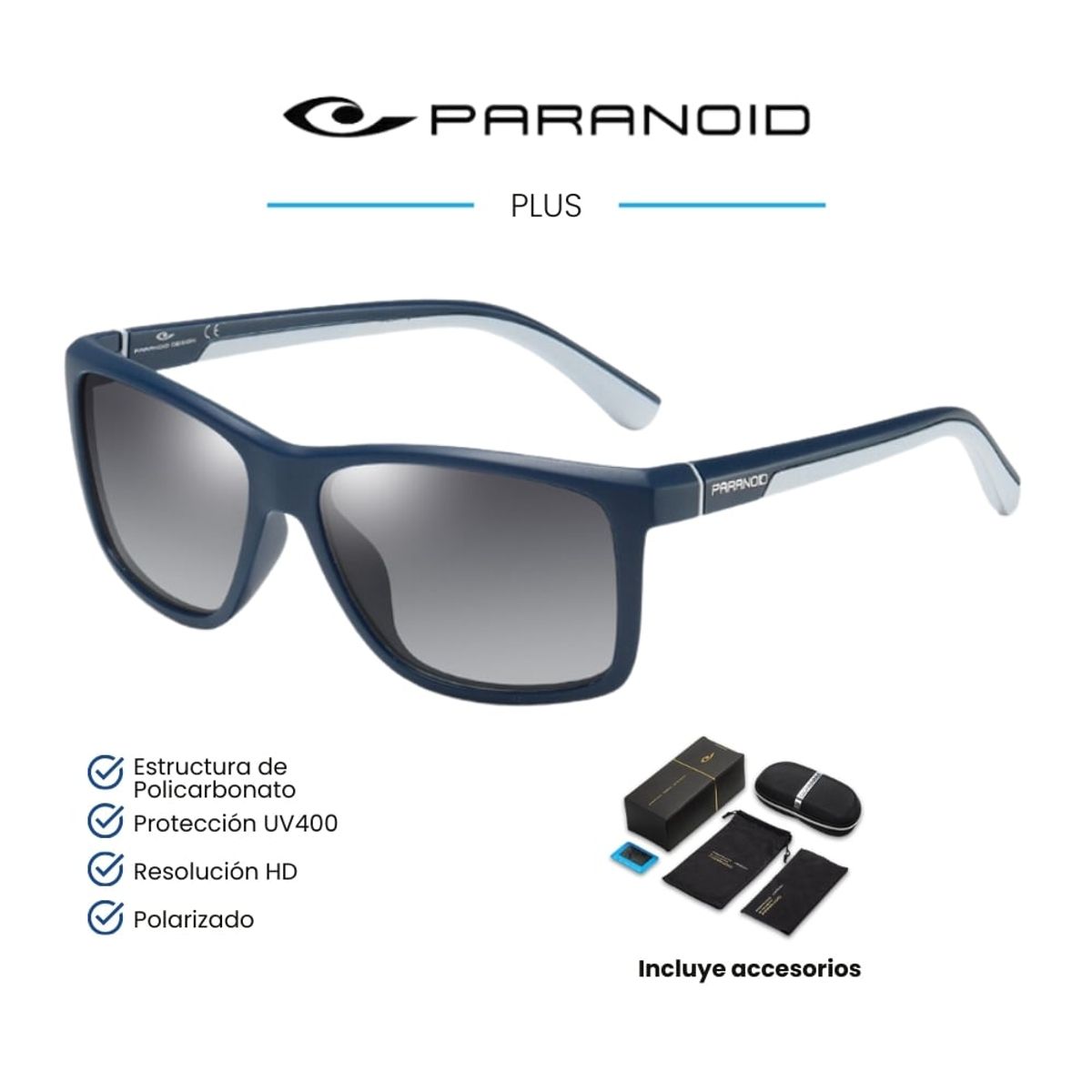 GENERICO - Lentes de Sol PARANOID Plus - Polarizados - UV400