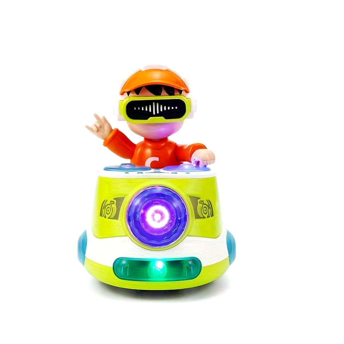 GENERICO - Juguete para DJs Mini Robot Bailarín Eléctrico con Luces y Sonido