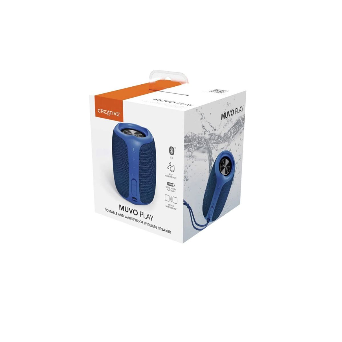CREATIVE - PARLANTE CREATIVE MUVO PLAY BLUETOOTH INALAMBRICO 10W IPX7 AZUL