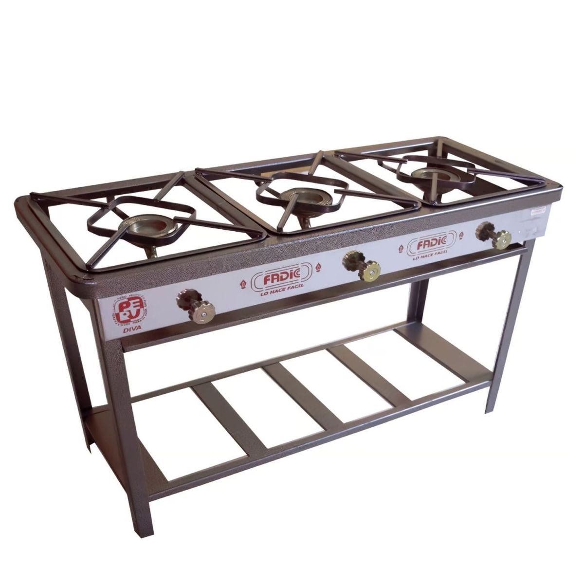 FADIC - Cocina Semi Industrial Fadic 3 Hornillas N° 3 FSI03-23