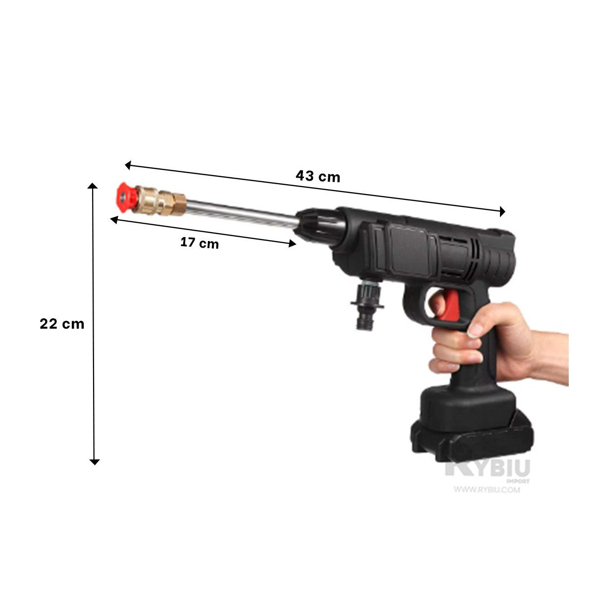 GENERICO - Maquina de Higiene para Auto en Negro Y+Ligas de Regalo
