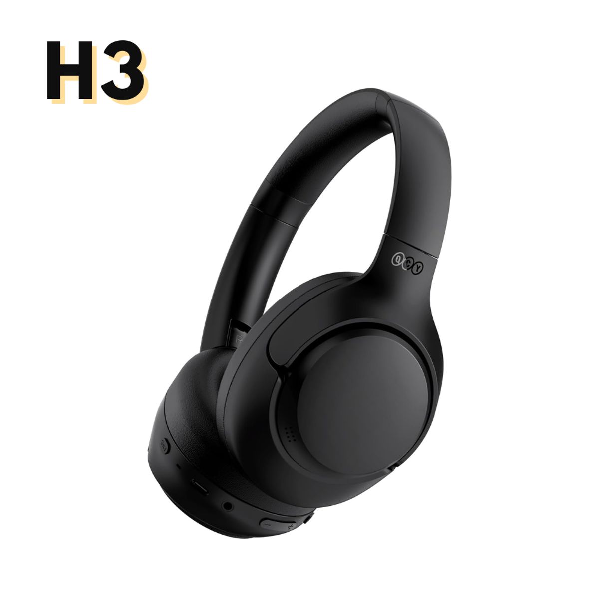 QCY - QCY H3 Audífono Bluetooth con Cancelación de Ruido Hasta 60 horas - BK