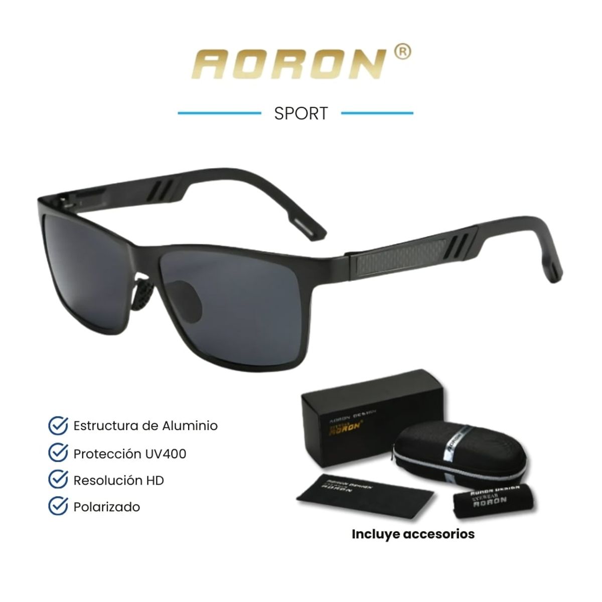 GENERICO - Lentes de Sol AORON  Sport - Polarizados - UV400
