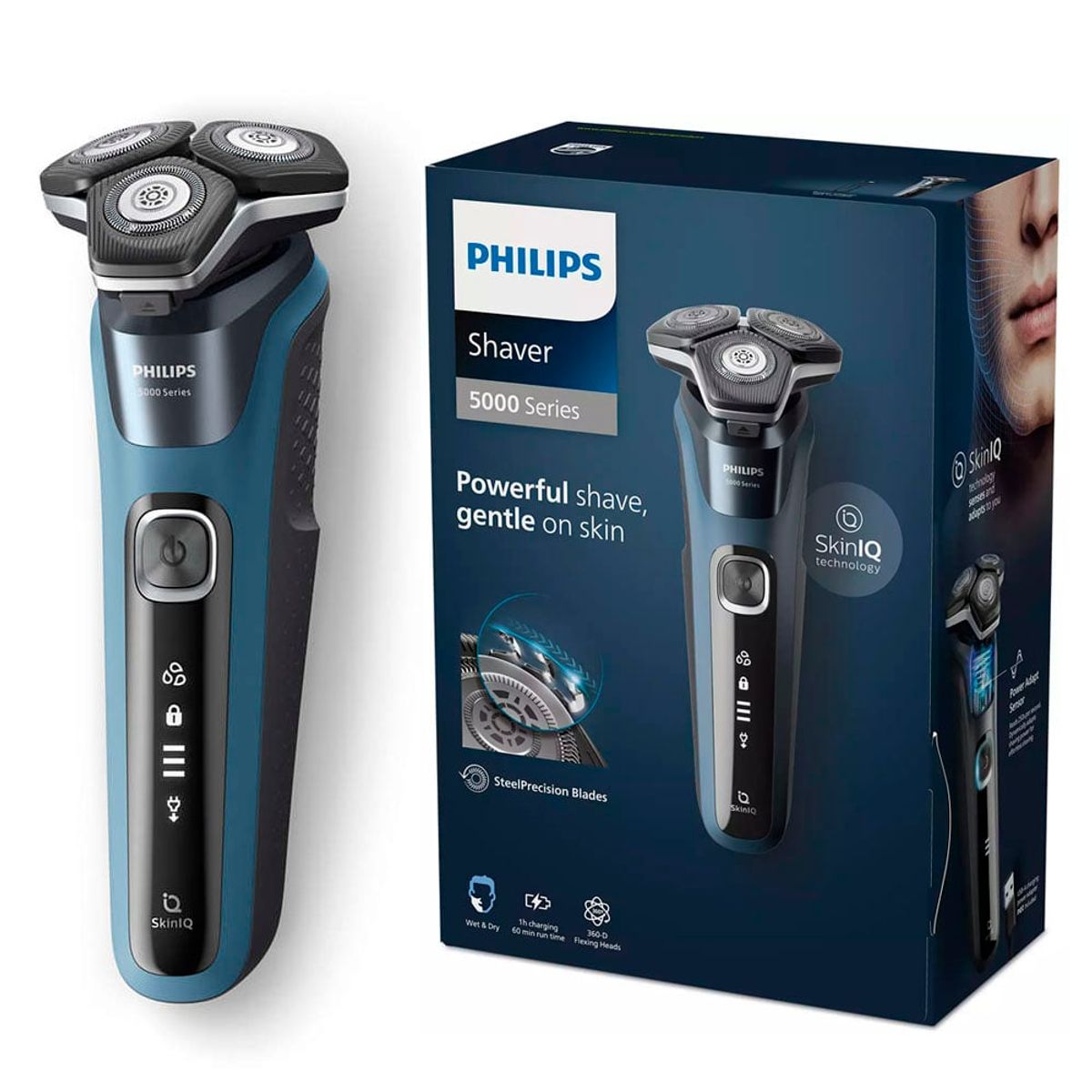 PHILIPS - Afeitadora en Seco o Húmedo Philips S5880-20 tecnología SkinIQ
