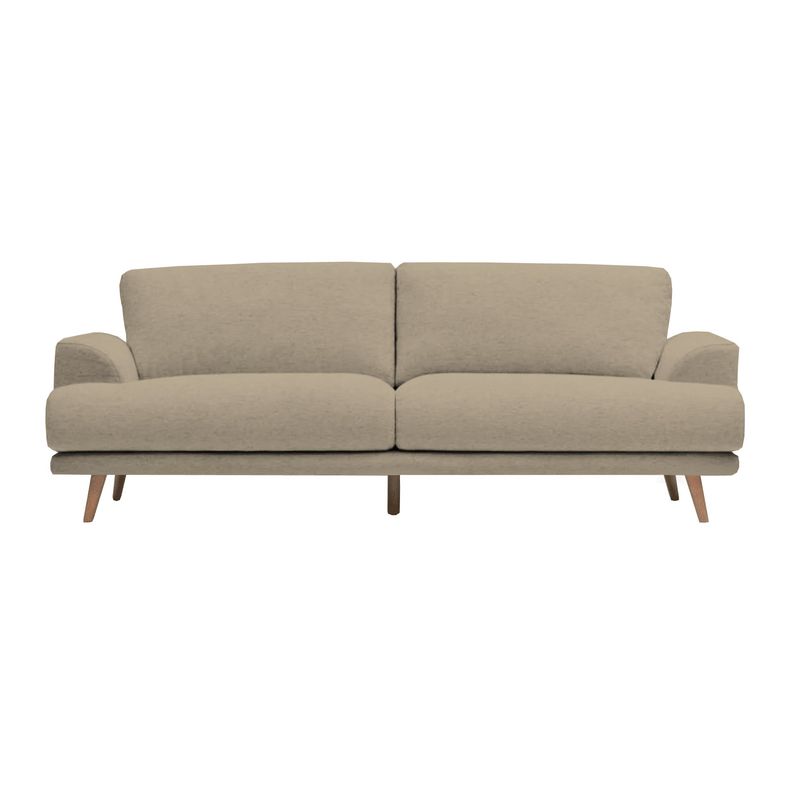 BH BARAKA HOME PREMIUM - Sofá Premium Carlow 3 Cuerpos - Beige Claro