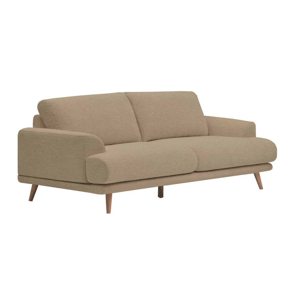 BH BARAKA HOME PREMIUM - Sofá Premium Carlow 3 Cuerpos - Beige Claro