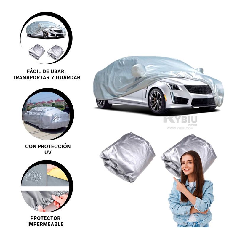 GENERICO - Cubierta Evita el Deterioro en Gris Y+Envoltorio de Regalo