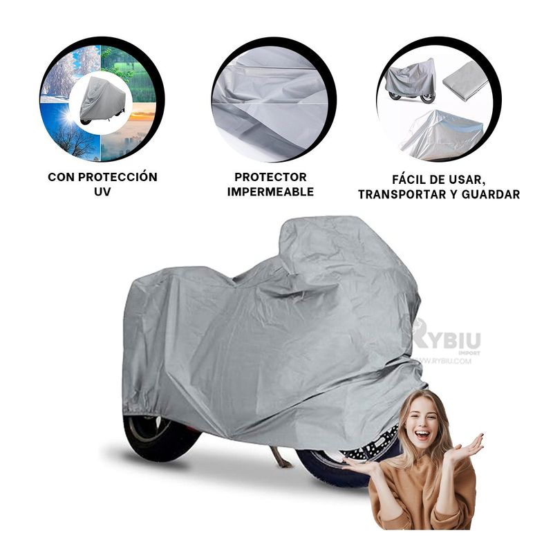 RYBIU IMPORT - Cubierta Reduce la Suciedad Plomo Y+Regalo Stickers