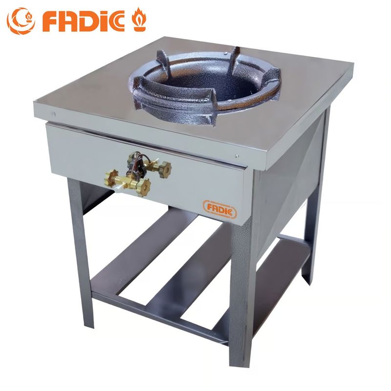 FADIC - Cocina Semi Industrial Fadic 1 Hornilla Fogón con Regulador
