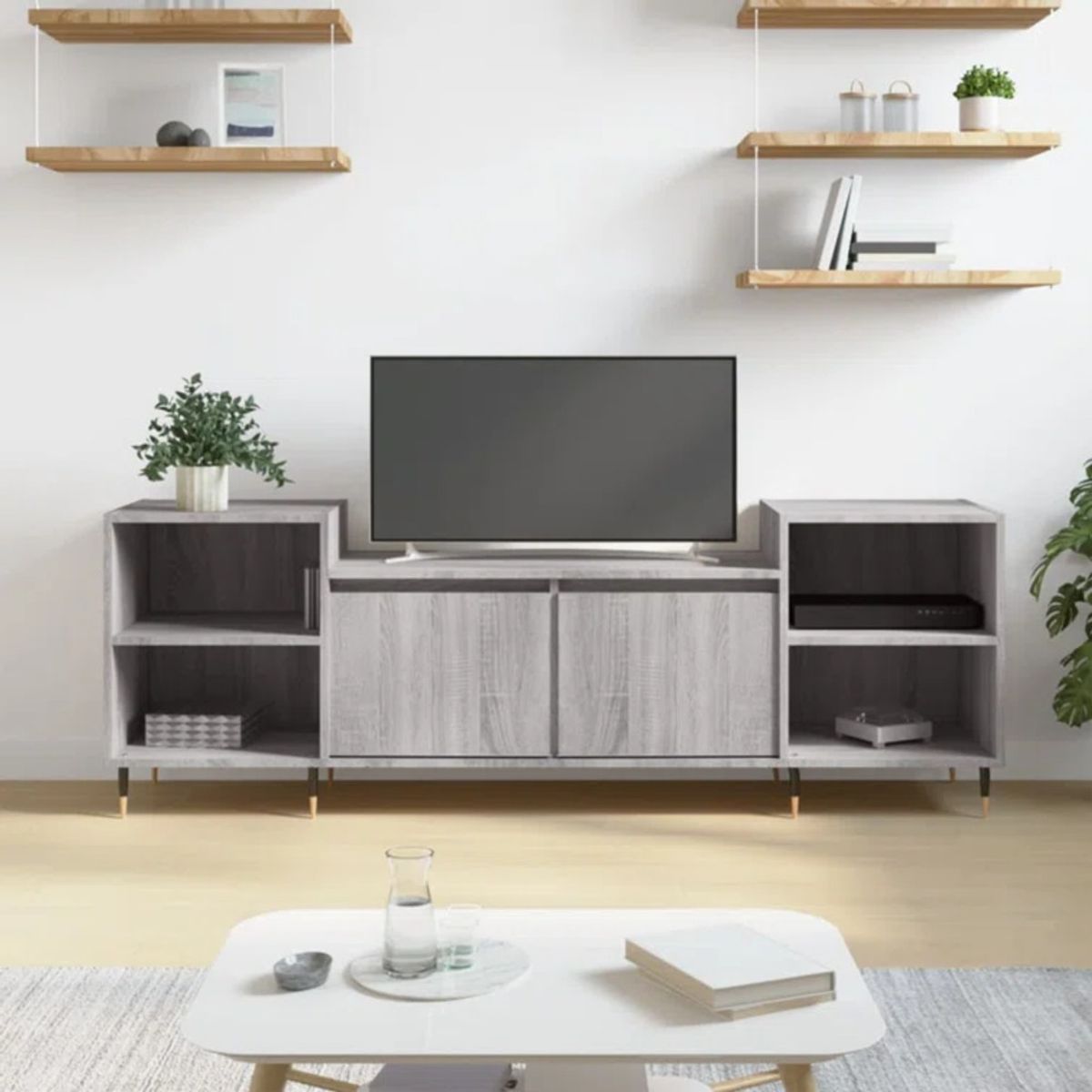 GENERICO - Muebles de TV 55 Teieri Gris R&R MUEBLES
