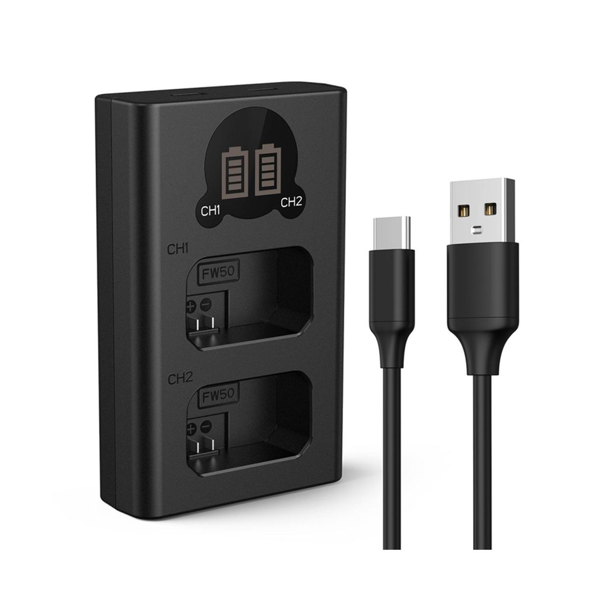 K&F CONCEPT - Cargador para Bateria NP-FW50 K&F Concept  KF28.0009V1