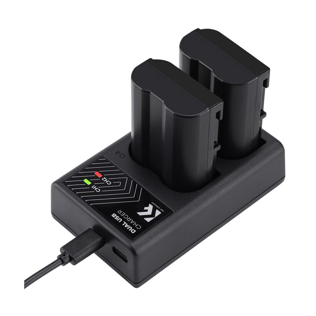 K&F CONCEPT - Cargador Dual+2 Baterias EN-EL15 K&F Concept  KF28.0012
