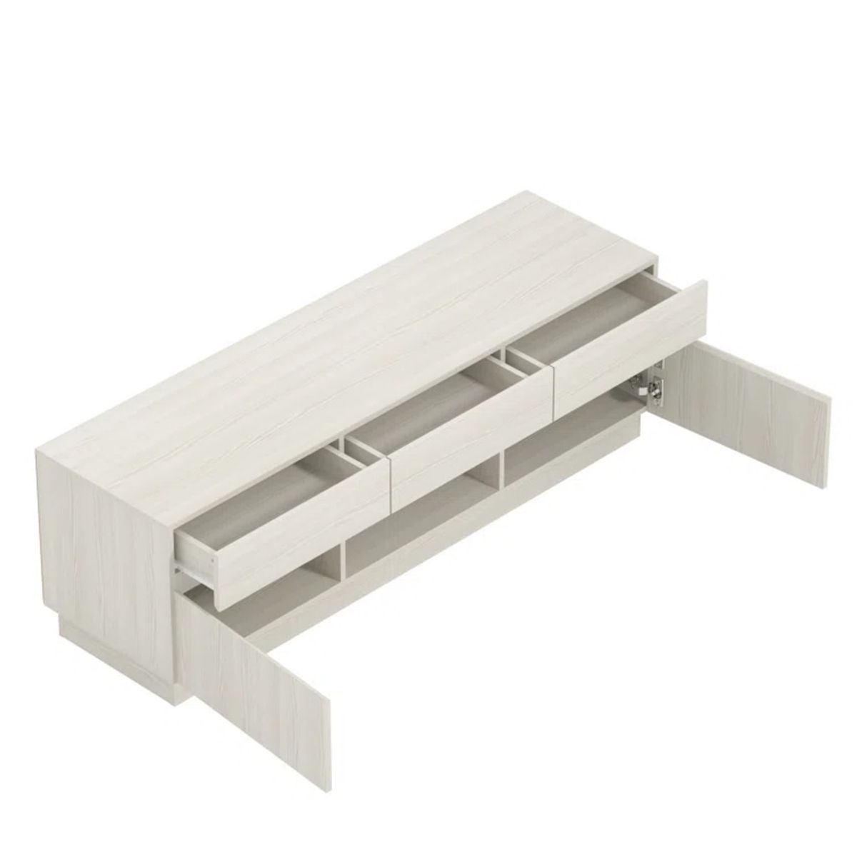 GENERICO - Muebles de TV 55 Okuhito Blanco R&R MUEBLES