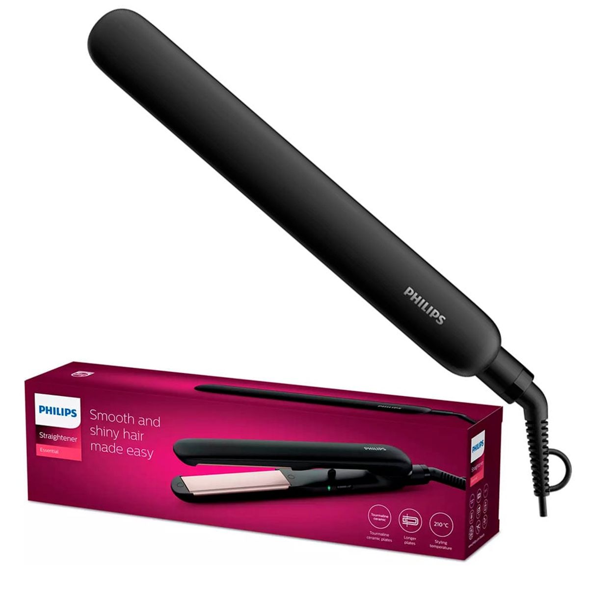 PHILIPS - Alisadora de Cabello Philips HP8321 Negro