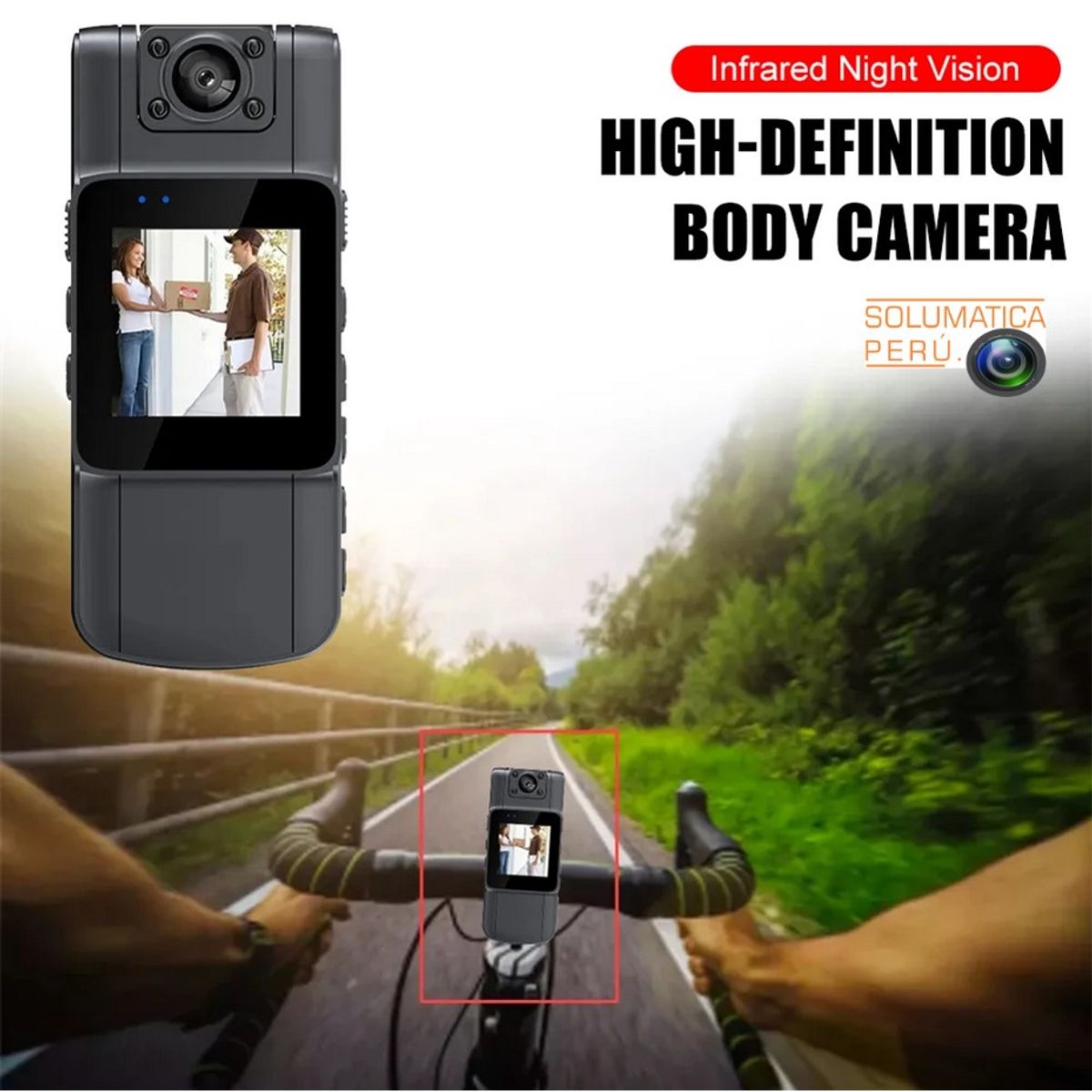 OEM - Mini camara FullHD - Girable Vision Nocturna - 8 Horas de video