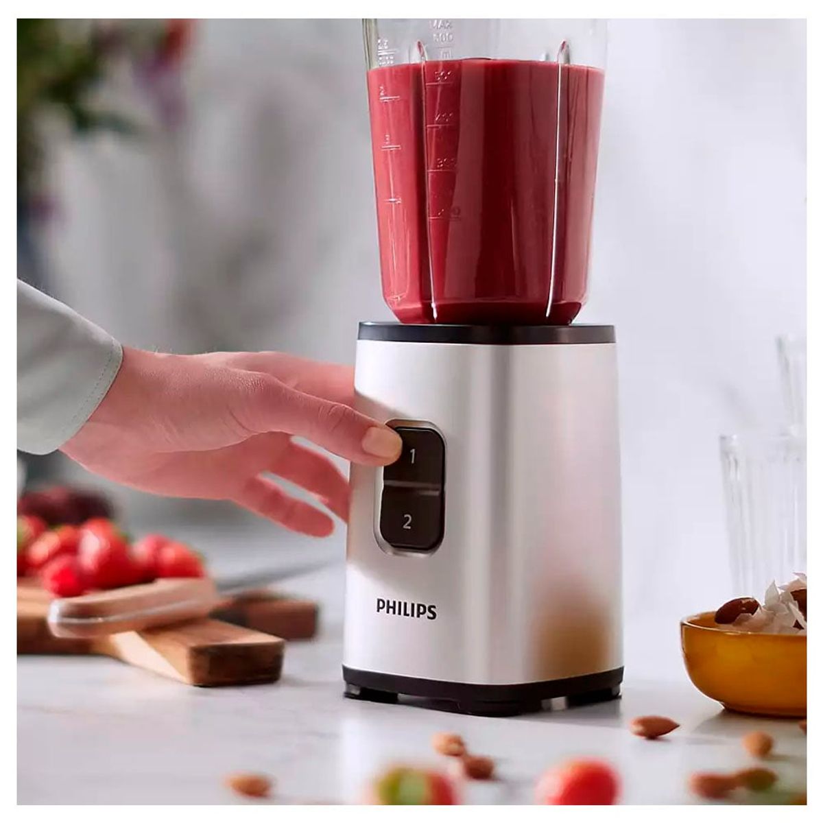 PHILIPS - Licuadora Personal de 0.6 L Philips HR2604