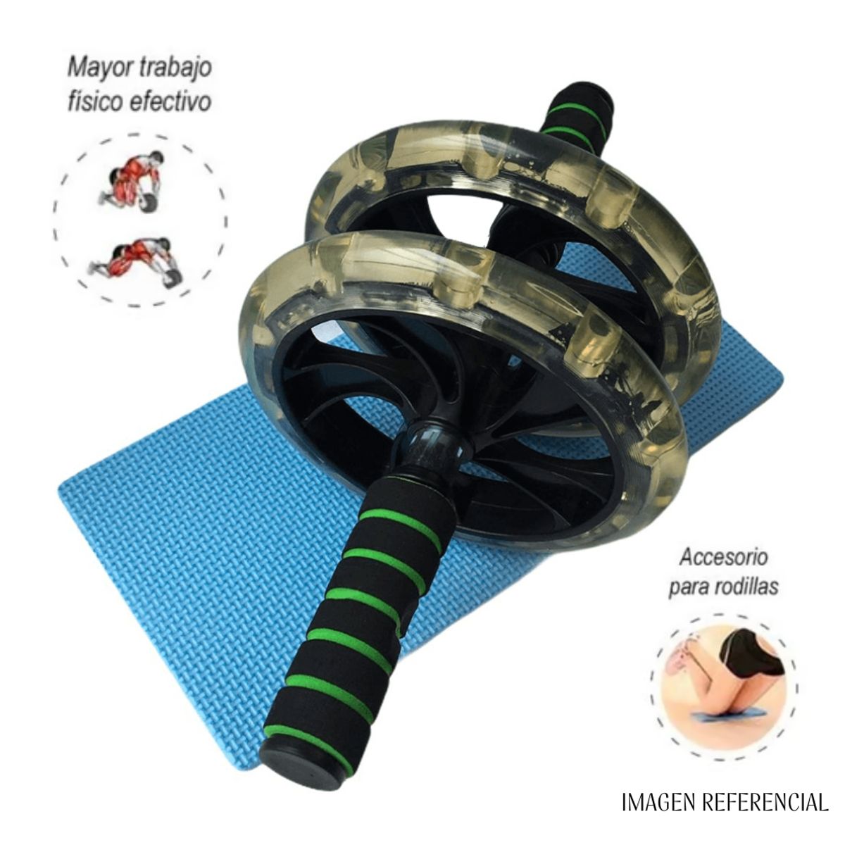 GENERICO - Rueda Abdominal + Mini Mat