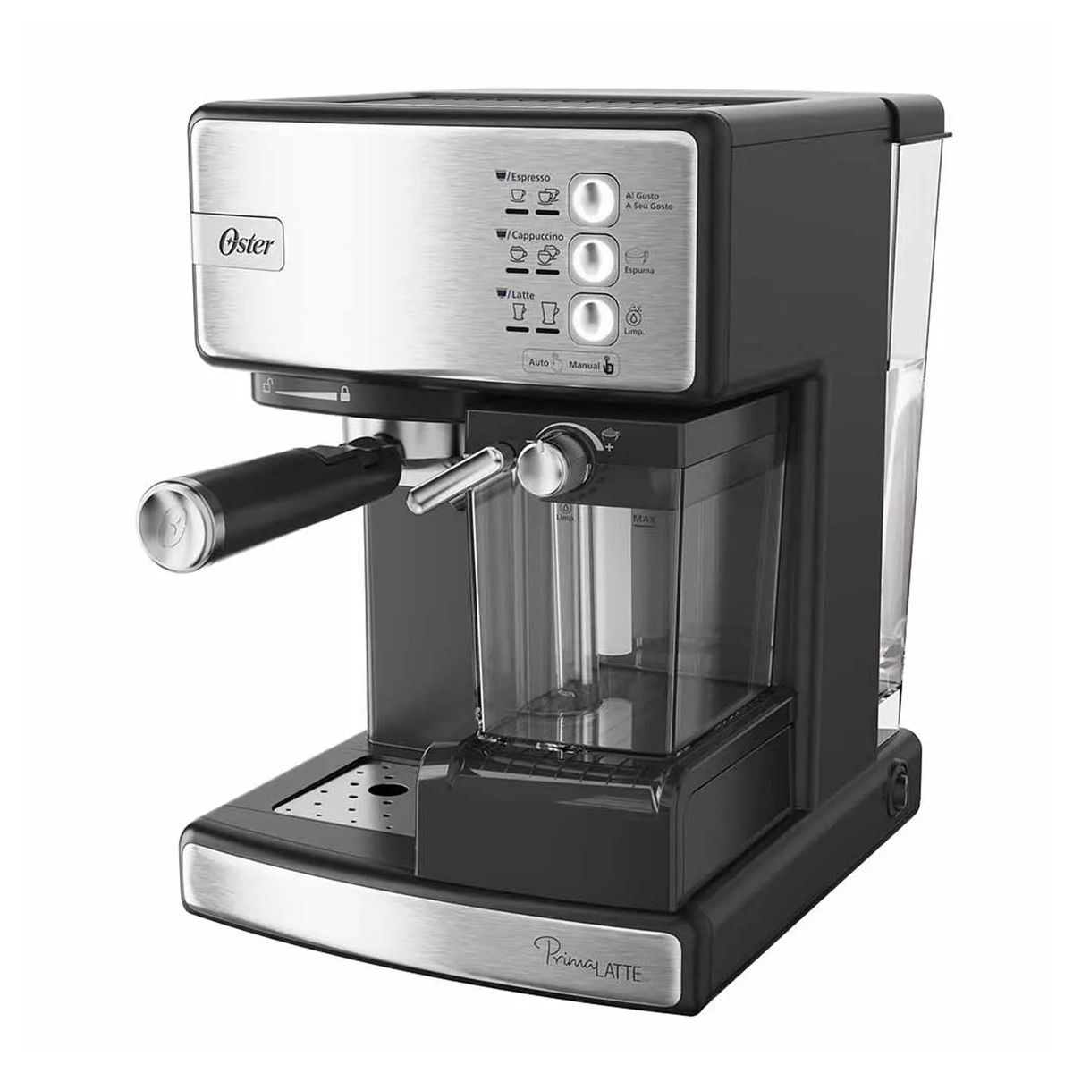 OSTER - Cafetera Oster de Espresso PrimaLatte BVSTEM6603SS
