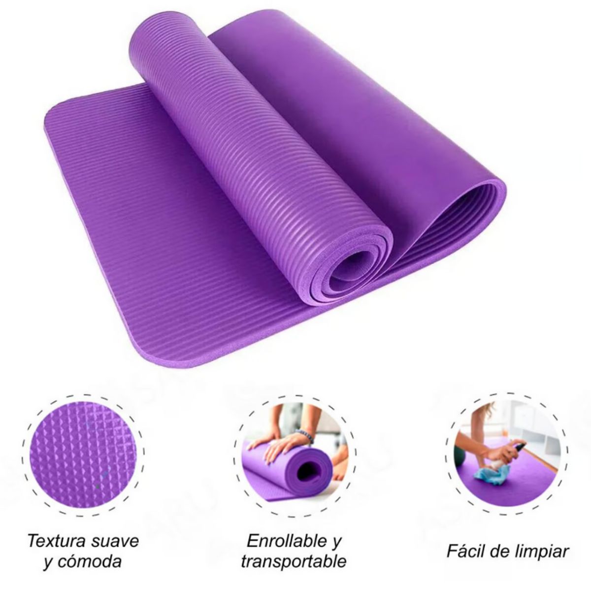 GENERICO - Mat de Yoga 6mm para hacer Ejercicios