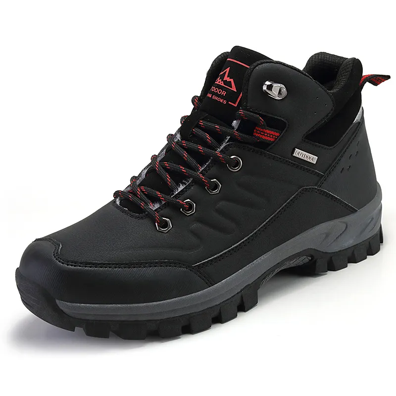 BLWOENS - Zapatos de trekking de invierno para hombres Zapatillas - Negro