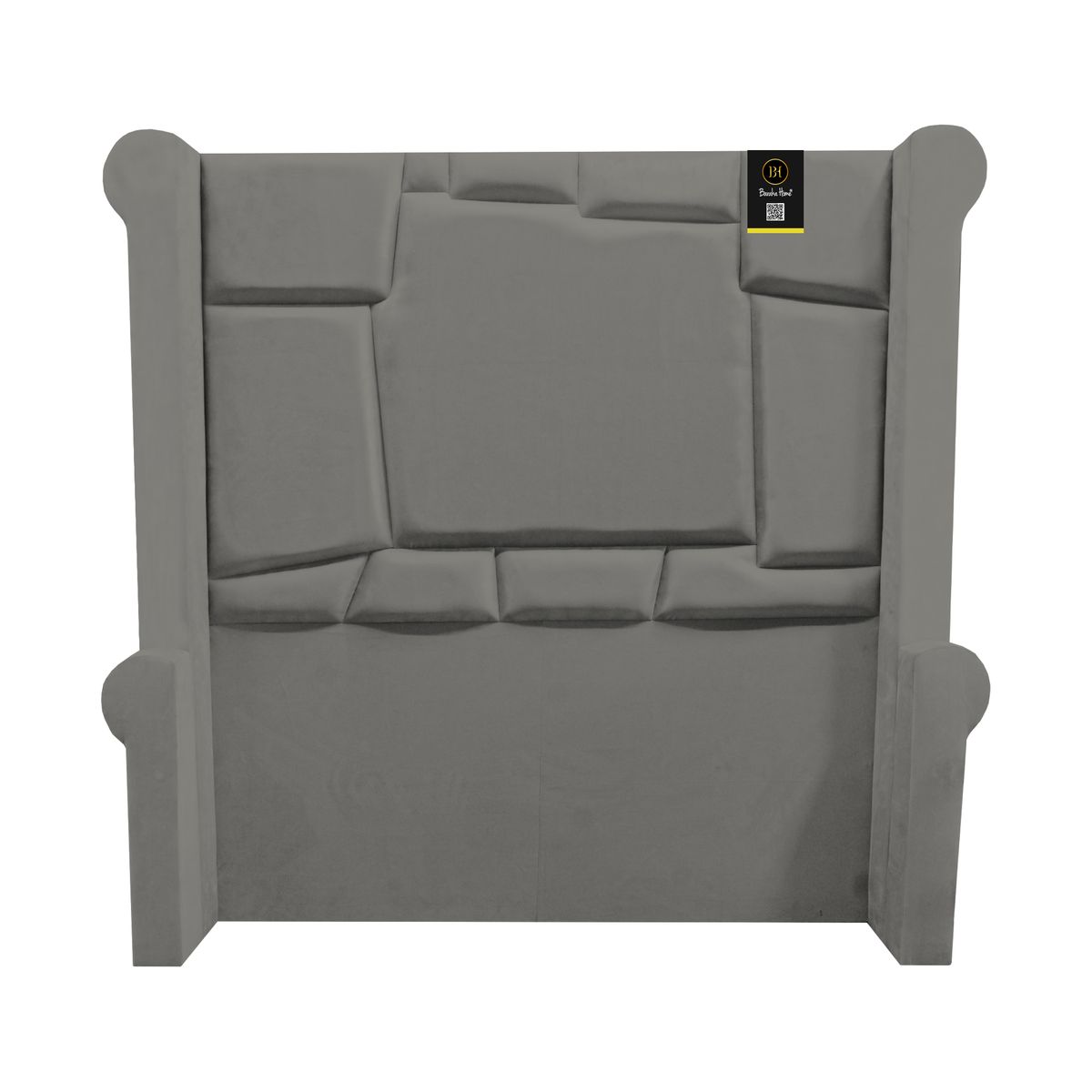 BARAKA HOME - Cabecera Signature Pontevedra 1.5 Plz - Gris oscuro