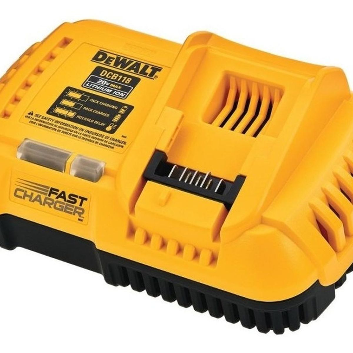 DEWALT - Cargador Rápido 220v Flexvolt 20v/60v Li-ion Dcb118 Dewalt