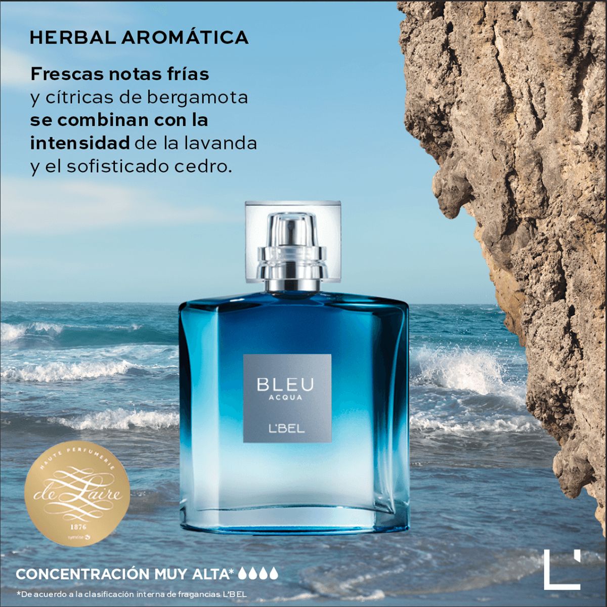 LBEL - Bleu Acqua Perfume para Hombre 100 ml