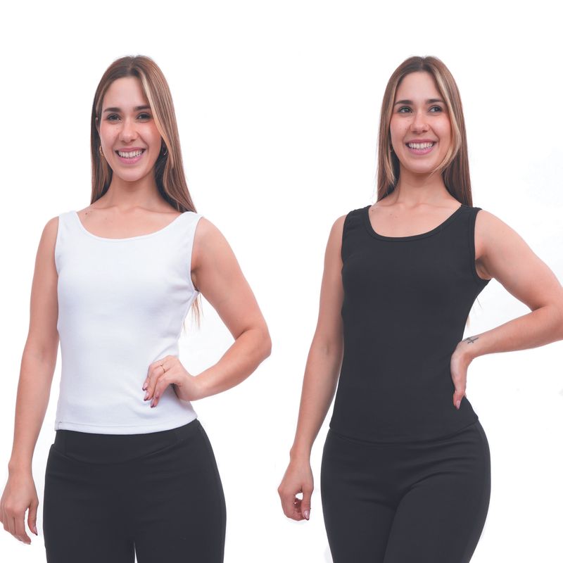 GENERICO - BIVIDI PACK X2 BLANCO Y NEGRO MUJER ONATIL