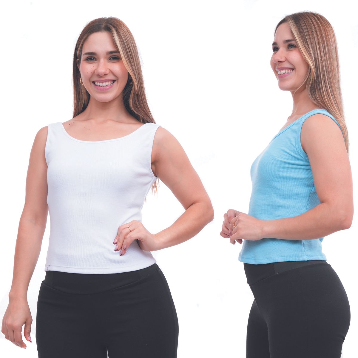 GENERICO - BIVIDI PACK X2 BLANCO Y CELESTE MUJER ONATIL