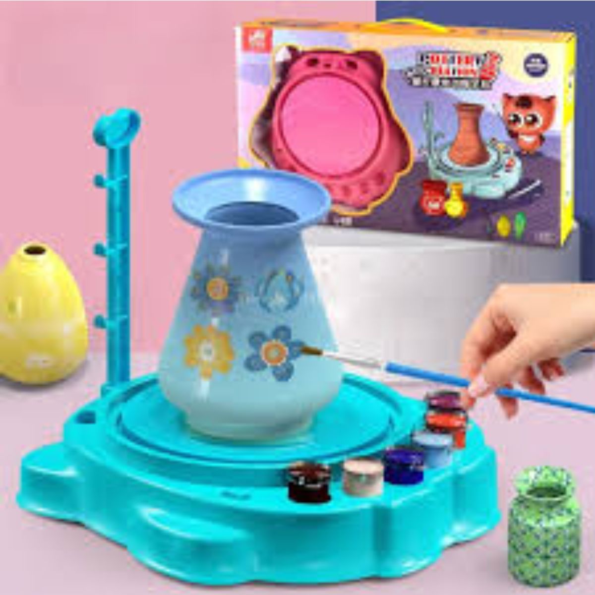 GENERICO - MAQUINA DE ARCILLA CELESTE