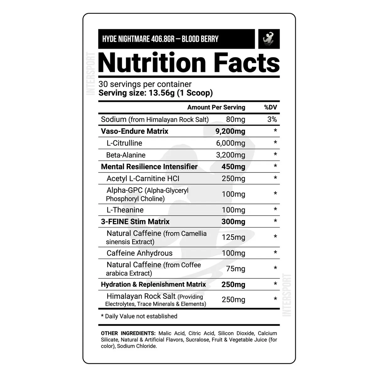 PROSUPPS - Pre - Entreno Hyde Nightmare 30 serv - Blood Berry