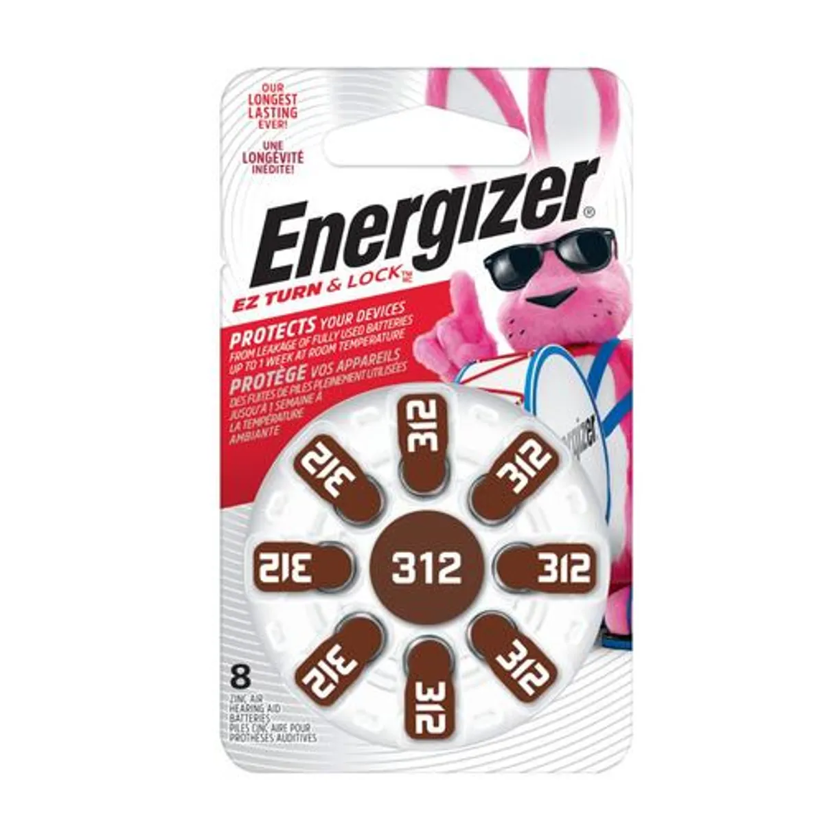 ENERGIZER - PILAS ENERGIZER 312 PARA AUDIFONOS MEDICADOS x 6 PILAS