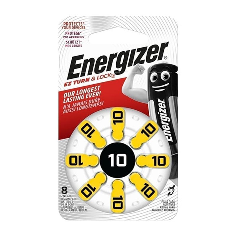 ENERGIZER - PILAS ENERGIZER 10 PARA AUDIFONOS MEDICADOS x 6 PILAS