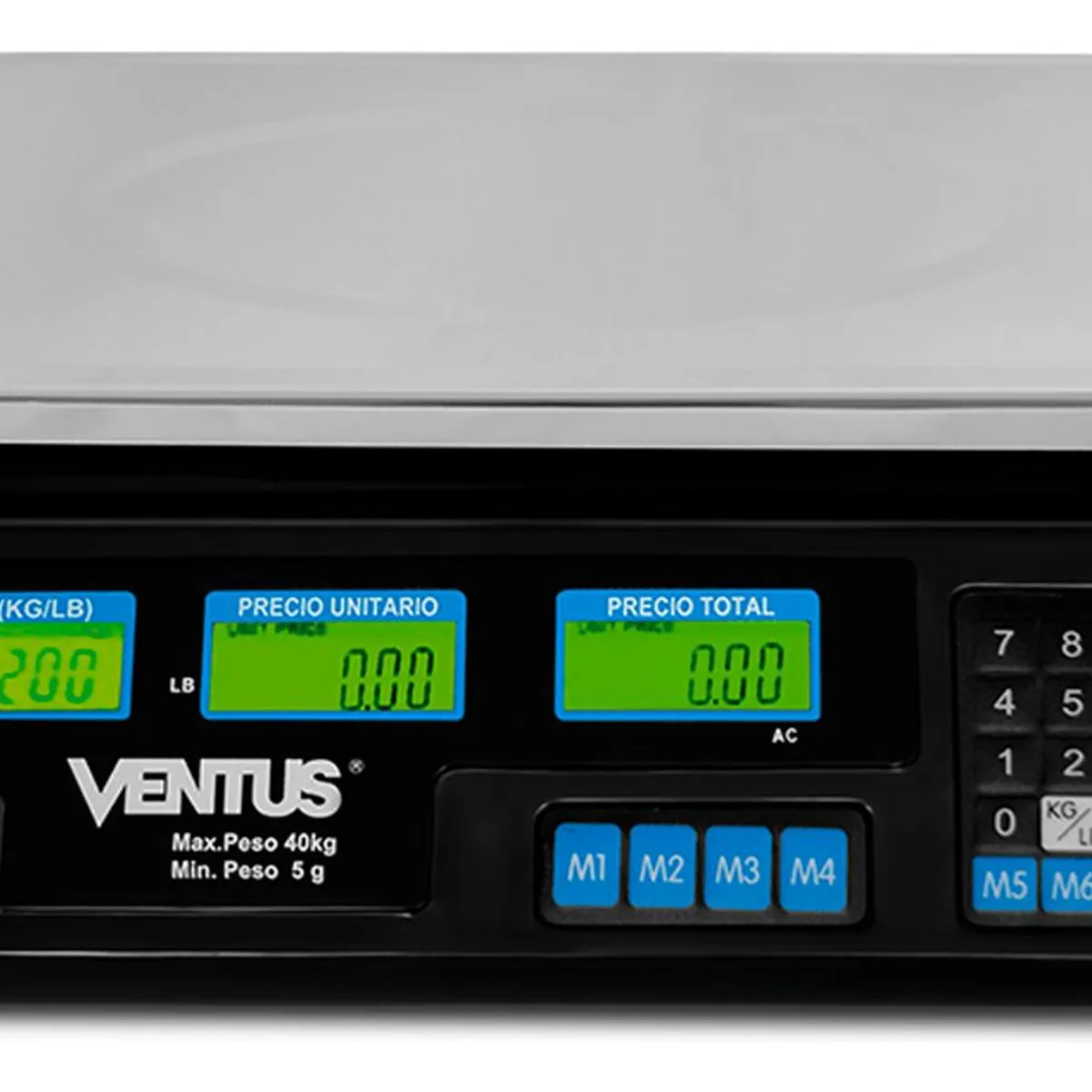 VENTUS - Balanza Digital de Mesa 40kg Ventus B-40 120x340x320mm