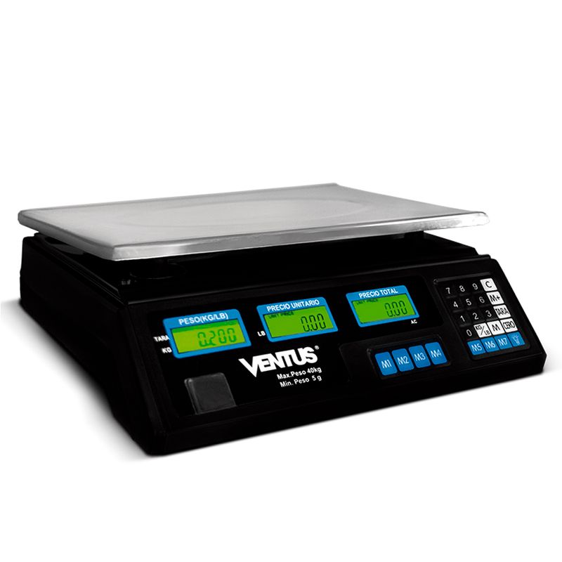 VENTUS - Balanza Digital de Mesa 40kg Ventus B-40 120x340x320mm