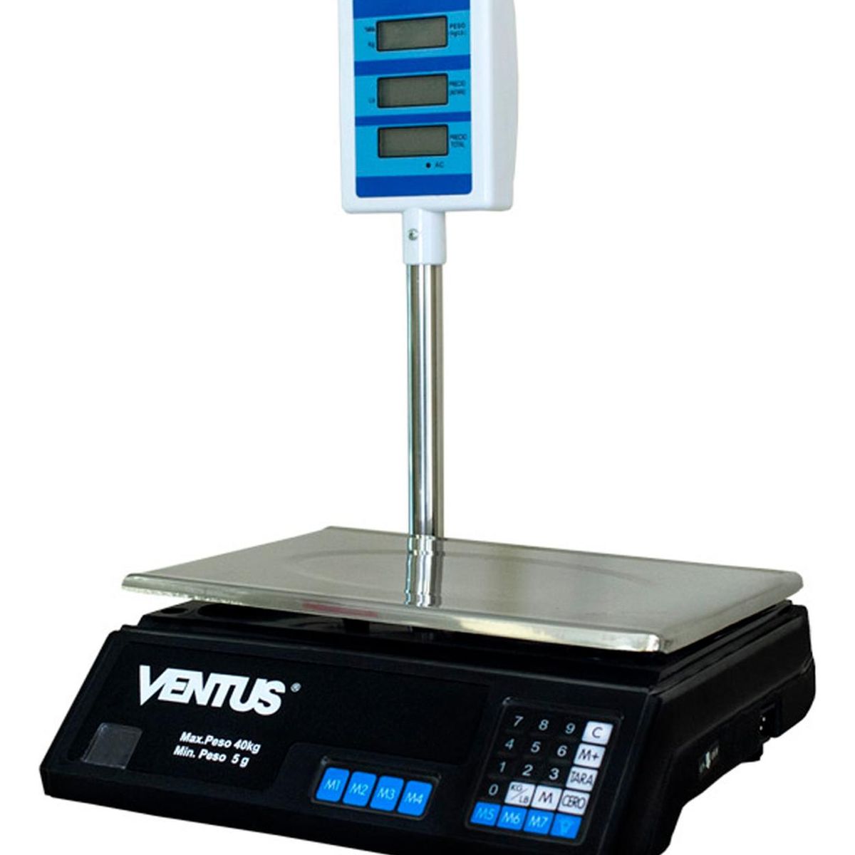 VENTUS - Balanza Digital con Torre 40kg Ventus B-40T 340x320x460mm
