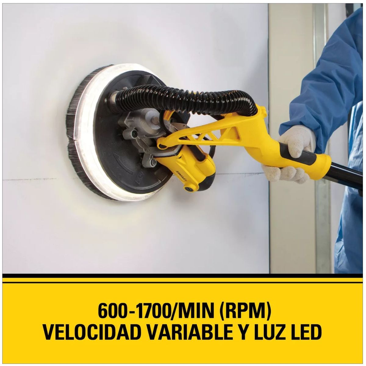 STANLEY - LIJADORA DE PARED Y TECHO PARA FINO ACABADO PROFESIONAL STANLEY