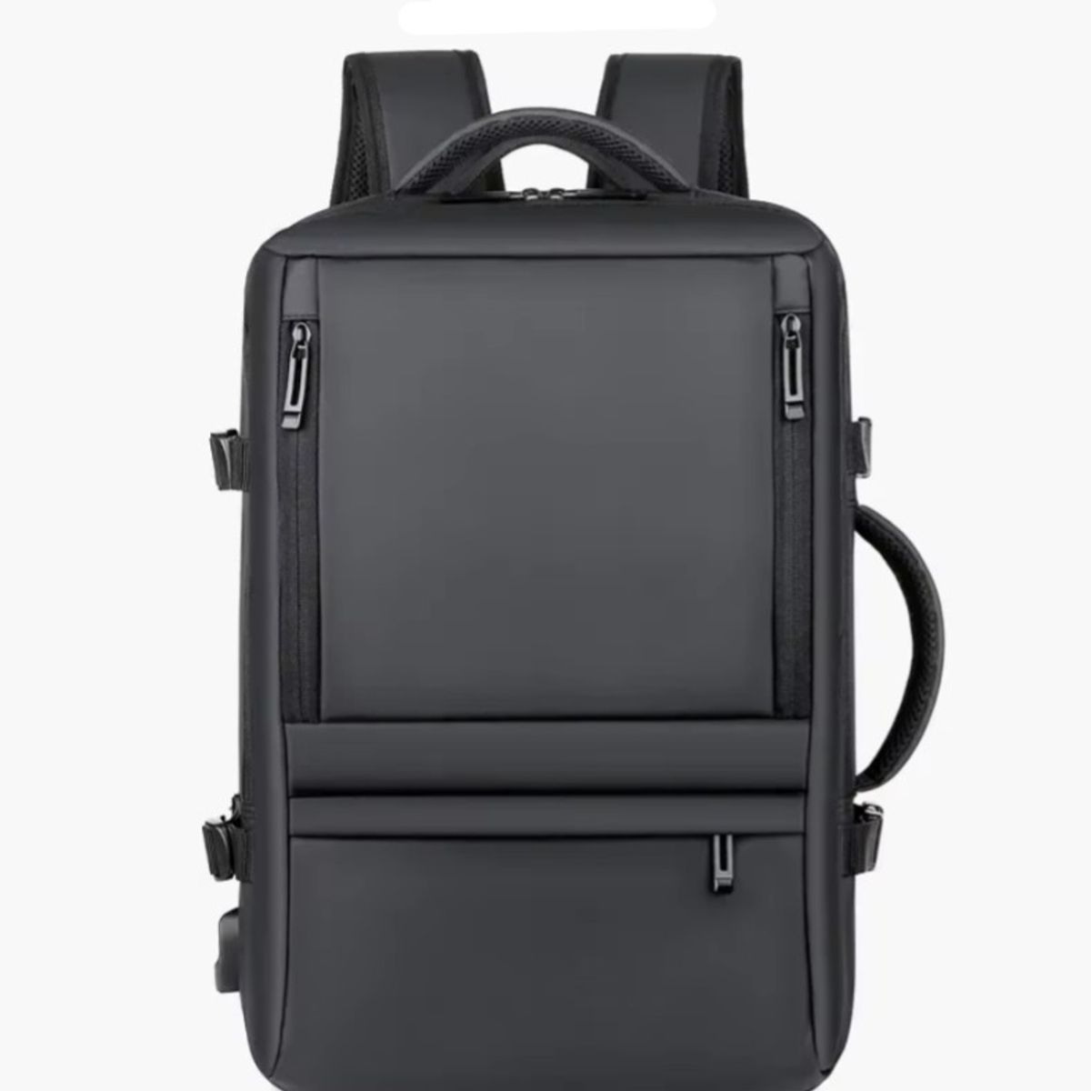 GENERICO - Mochila Viajera Multiusos USB  Negro