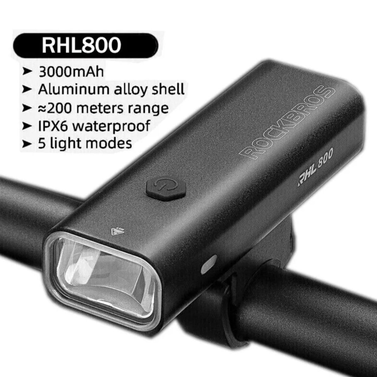 ROCKBROS - Luces delanteras Rockbros RHL-800