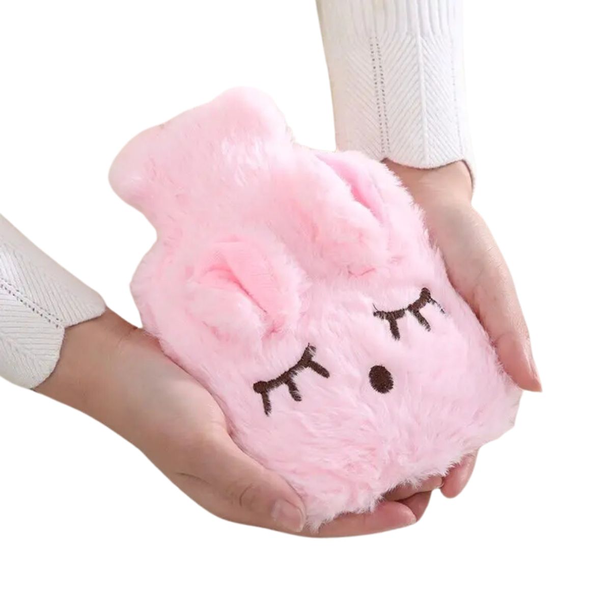 HYGGE - Bolsa de Agua Caliente con Funda Tipo Felpa