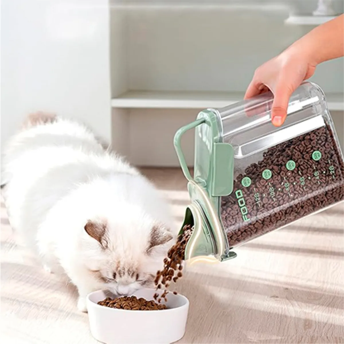 WELL BEING - Organizador recipiente de alimentos transparente 2000ml