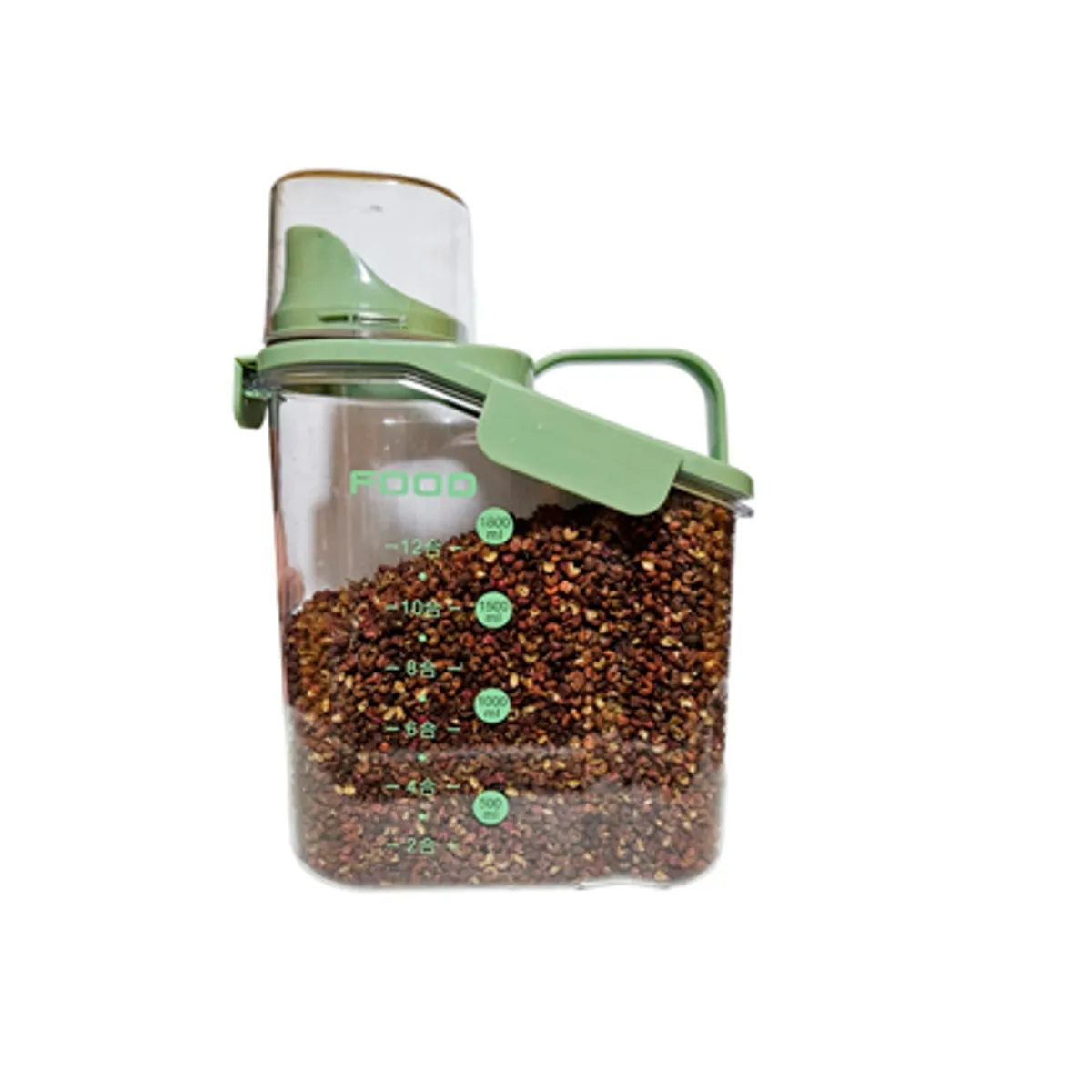 WELL BEING - Organizador recipiente de alimentos transparente 2000ml