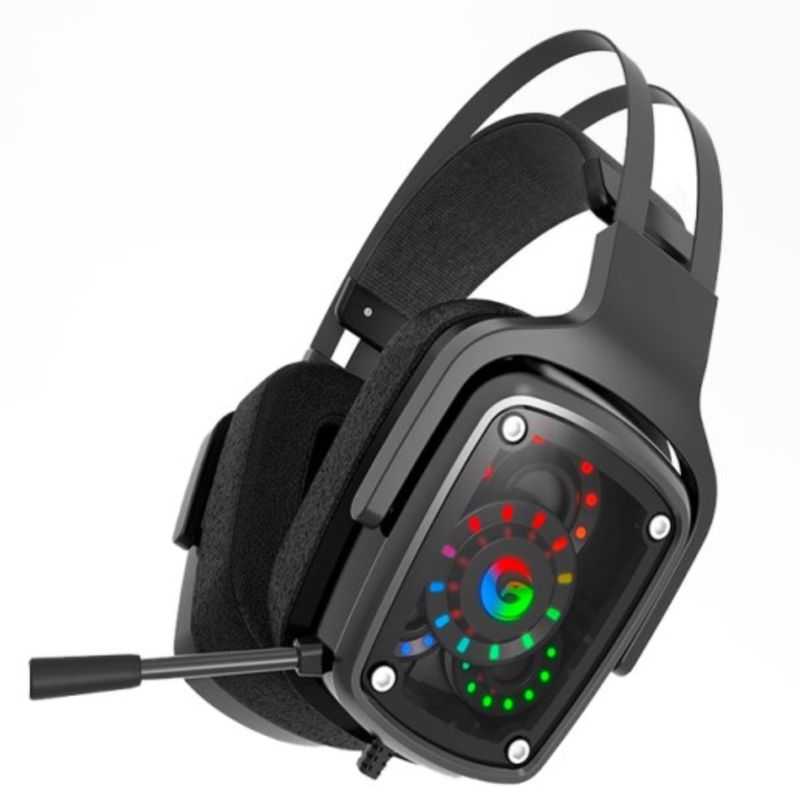 GAMBYTE - Audifono Gambyte Argon Gaming 7.1 Con Microfono Usb Negro