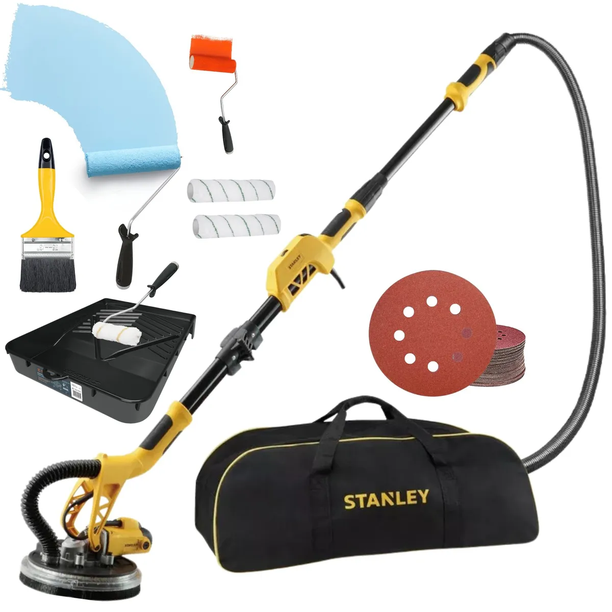 STANLEY - LIJADORA DE PARED Y TECHO PARA FINO ACABADO STANLEY KIT PINTOR DUMBO