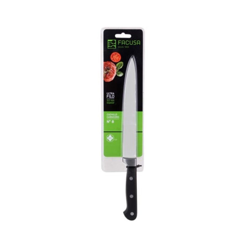 FACUSA - CUCHILLO ULTRA FILO CARNICERO N°8