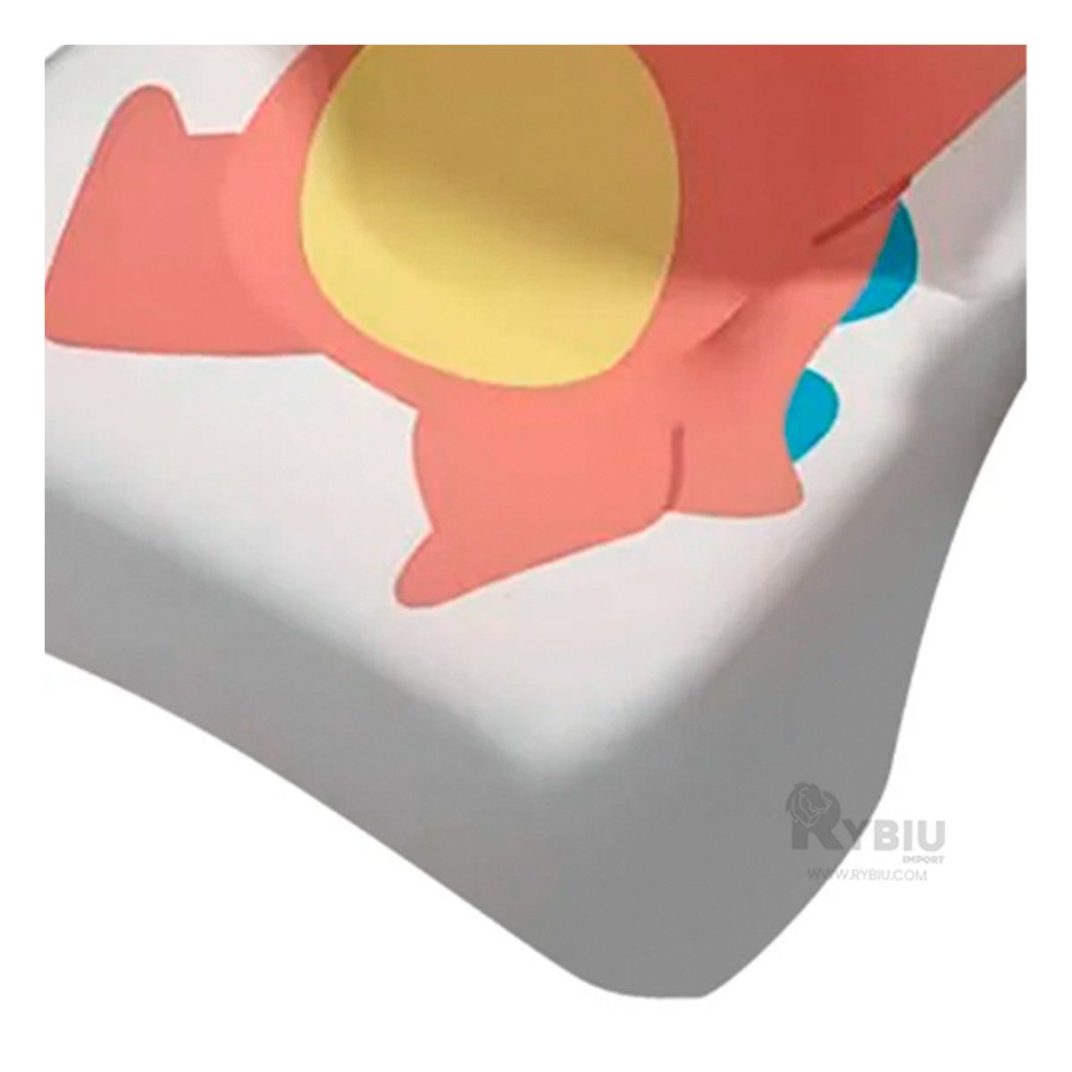 RYBIU IMPORT - Almohada para Infante Dino Rosado-Bla Y+Gift MiniAgenda