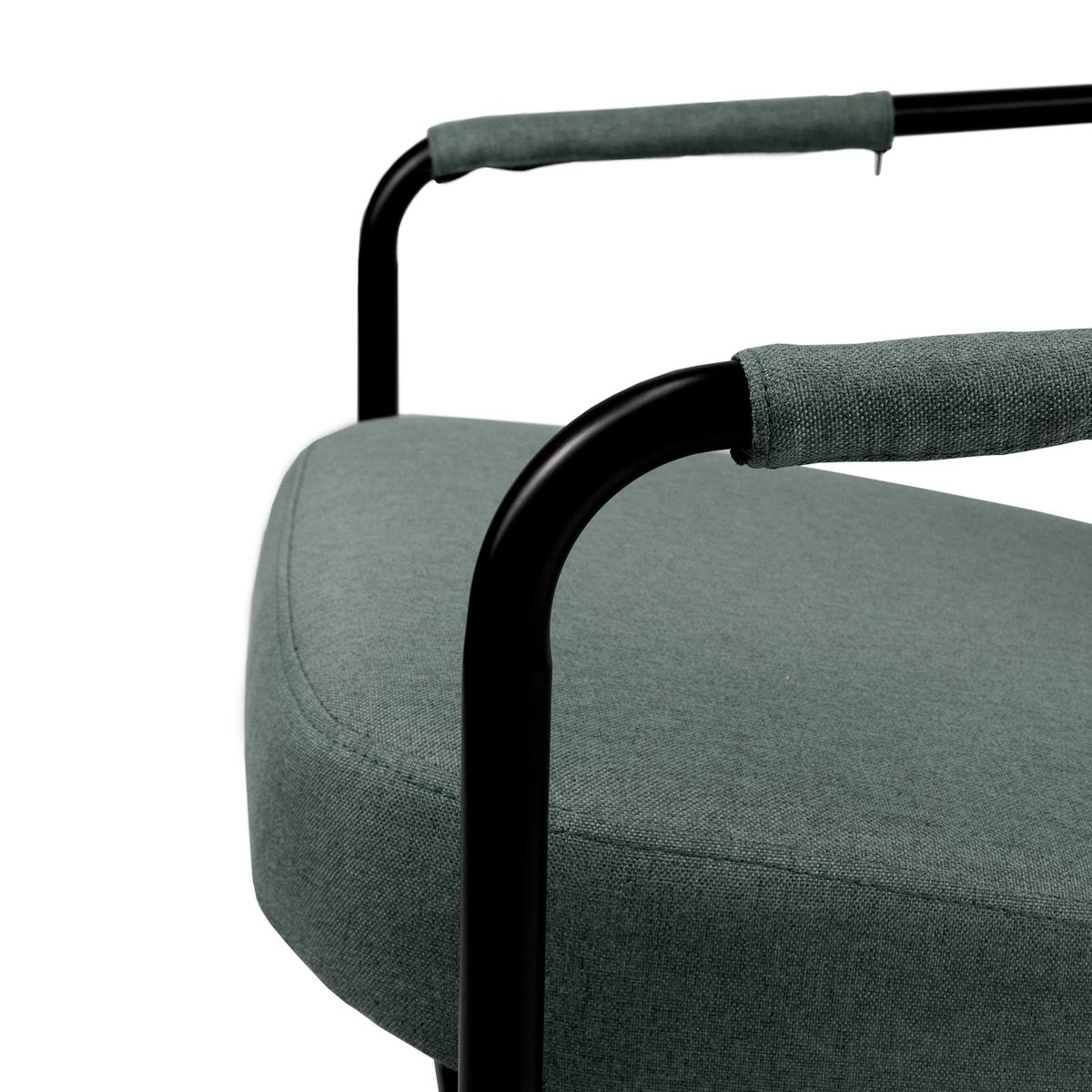 XION - Sillón Moderno Para Sala Tapizado Verde - Nirvana